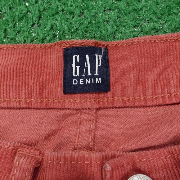 Gap Pants Womens 27R Red Corduroy True Skinny Stretch Denim Casual 30x28 - Picture 6 of 9